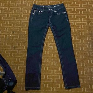 Miss me dark wash skinny jeans size 26 never worn